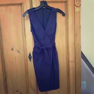 Banana Republic Navy Blue Sleeveless Dress